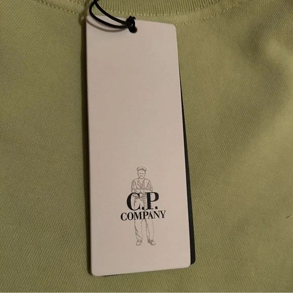C.P. Company Crewneck Sweatshirt- Color 613 Light Green - Size 2XL - Picture 5 of 8